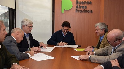 Sarquís firmó convenios con Maizar, ArgenTrigo, Acsoja y Asagir