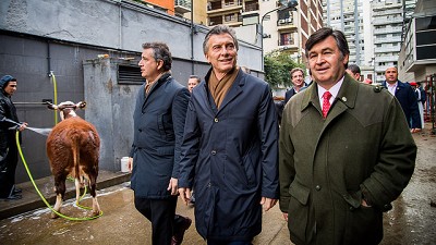 En su visita a la Exposición Rural, Macri dijo: 