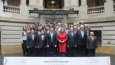 Comenzó la reunión de ministros de Agricultura del G-20