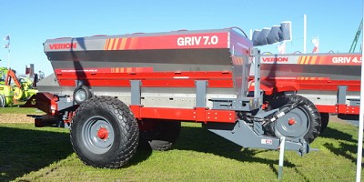 Verion lanzó las fertilizadoras Griv, aptas para aplicar dos productos simultáneamente