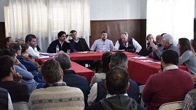 Sarquís y Bullrich dialogaron con productores en Junín