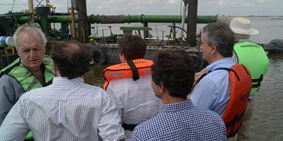 Avanzan las obras de la Cuenca del Río Salado