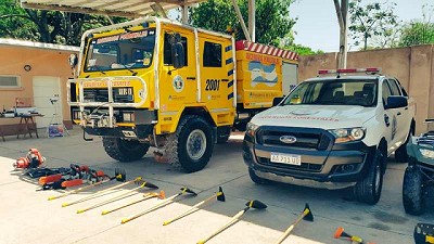 Se inauguró una nueva base de prevención de incendios en Jujuy