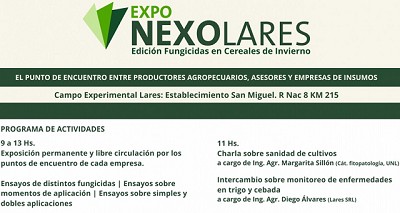 Radio: Mañana, en Pergamino, una nueva edición de “Expo Lares” cultivos de invierno; con D. Álvares