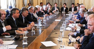 Macri y Etchevehere encabezaron una nueva Mesa de Carnes