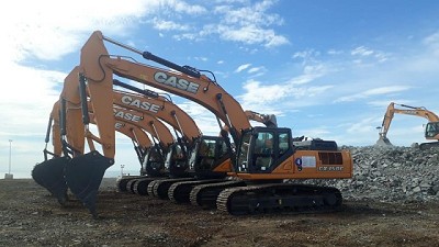 CASE aporta potencia en la obra de la Terminal de Cruceros de Amador en Panamá
