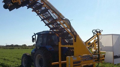 RimAgro desarrolló en el país una cosechadora de tubérculos