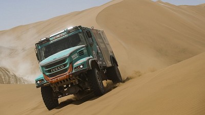 IVECO en posición de podio tras la primera mitad del Rally Dakar 2019