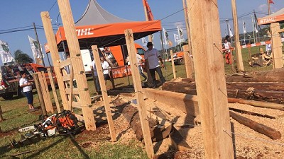 STIHL realizará en Expoagro, la primera demostración de aprovechamiento de madera para recursos eficientes