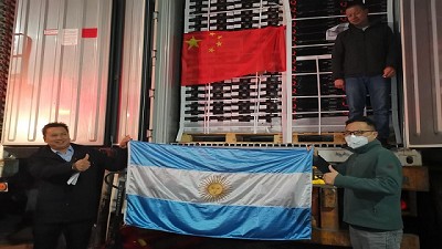 Se concretó la primera exportación de cerezas a China