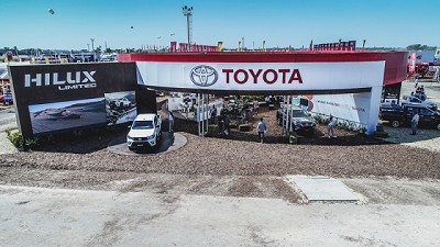 Deportivos, híbridos y de trabajo: Toyota exhibe su line-up en Expoagro 2019