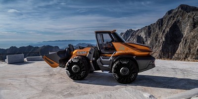 CASE Construction Equipment presenta su prototipo de cargadora de ruedas propulsada por metano: Proyecto Tetra