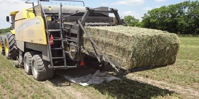Los megafardos de alfalfa son la alternativa más rentable