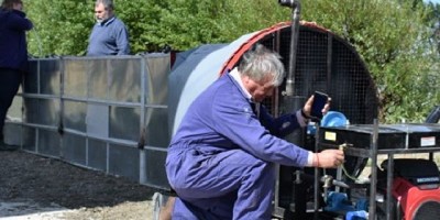 Instalan un túnel de viento para evaluar la erosión eólica