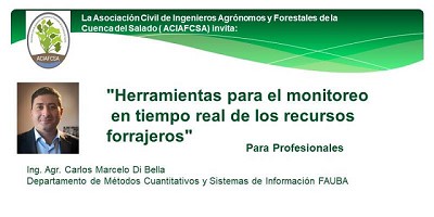 Herramientas para el monitoreo en tiempo real de los recursos forrajeros