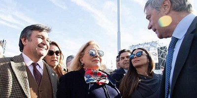 Elisa Carrió visitó la Exposición Rural