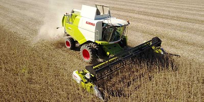 Una cosechadora liviana e inteligente a la medida del productor argentino
