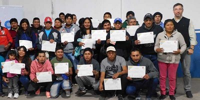 El RENATRE finalizó un ciclo de capacitaciones sobre prevención de riesgo de trabajo para 600 trabajadores en Salta