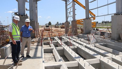 Avanza obra clave para ingreso del Belgrano Cargas a terminales exportadoras