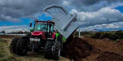 Un tractor Case IH proporciona fuerza y resistencia en el sur argentino