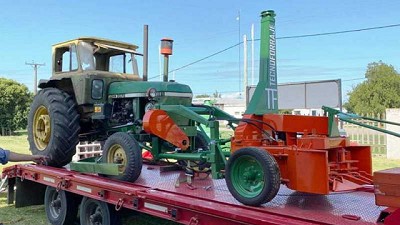 TecnoForraje diseñó una picadora frontal que se acopla al tractor