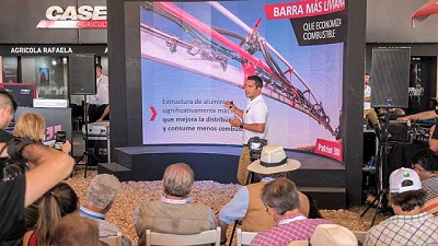 Un primer día inolvidable para Case IH en Expoagro