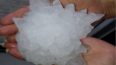 Un granizo gigantesco caído en Carlos Paz batió el récord mundial