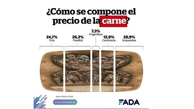 Carne: el precio desde el campo al mostrador