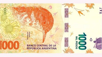 Desde su primera impresión el billete de $1.000 perdió 85% de su valor