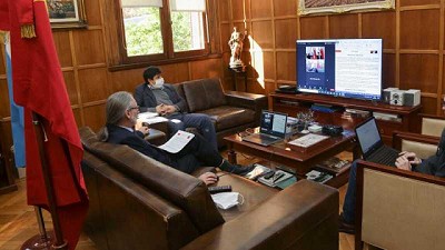 Basterra se reunió con el embajador de la República Popular China