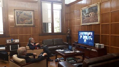 Encuentro de autoridades del Ministerio con representantes de ACSoja