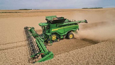 John Deere presentó las esperadas cosechadoras de la Serie X9