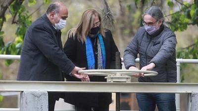 Basterra y Manzur inauguraron en Tucumán la reconstrucción del dique San Ignacio
