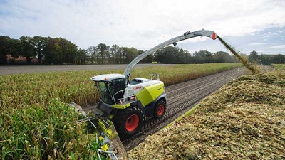 CLAAS presenta una nueva JAGUAR en Expoagro
