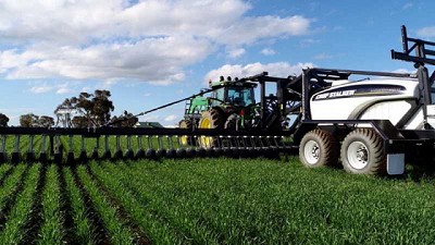 Southern Precision renovó el sistema pulverizador en surcos