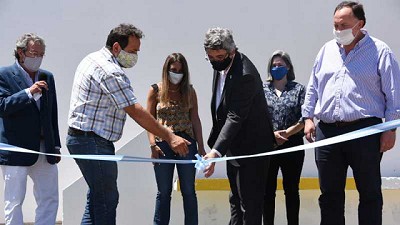 El ministro Rodríguez participó de la inauguración del frigorífico los Gansos en General Las Heras