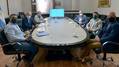 El ministro Basterra mantuvo un encuentro con ACA y AFA