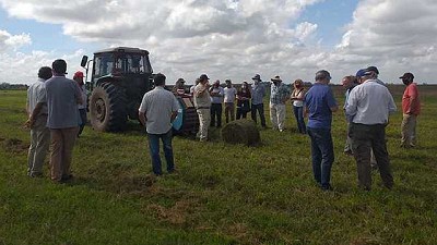 El MDA presentó una mini rotoenfardadora compacta de bajo costo