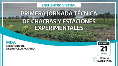 El MDA desarrollará la Primera Jornada Técnica de Chacras y Estaciones Experimentales