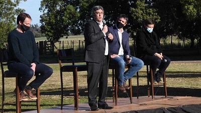 Los ministros Rodríguez, López y Costa presentaron el Plan Bonaerense de Desarrollo Rural a productores del sur de la Provincia