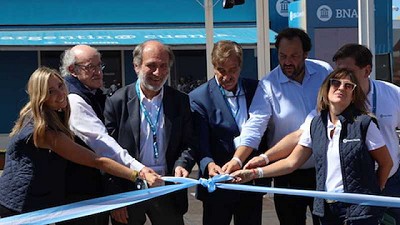 Eduardo Hecker inauguró el stand del Banco de la Nación en Expoagro 2022 con importantes anuncios para el agro