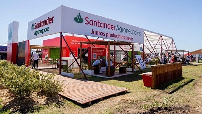 Santander ofrece financiación por 30.000 millones de pesos en Expoagro 2022