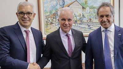 Julián Domínguez se reunió con el ministro de Agricultura de Brasil: 