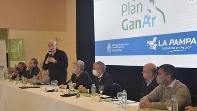 Julián Domínguez en La Pampa: 