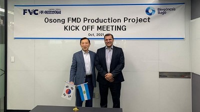 Biogénesis Bagó y la empresa coreana FVC sellan alianza para la construcción de una planta para producir vacunas antiaftosa en Corea del Sur