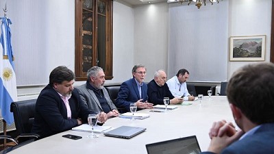 Bahillo mantuvo una nueva reunión con integrantes de la Mesa de Enlace