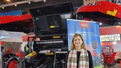 Yomel presentó una nueva incorporación a su línea de Rotoenfardadoras Magna