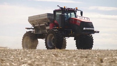 Case IH presentó una fertilizadora robot