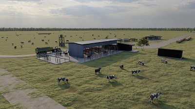 Inauguran en Tandil el primer tambo robotizado y energéticamente sustentable del país