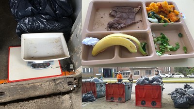 Analizan los residuos de un comedor para reducir el desperdicio de alimentos